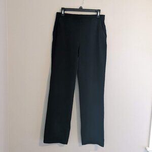 L.L. Bean Woman's Black Elastic Pants 90% Cotton
